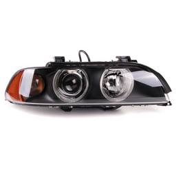 BMW Headlight Assembly - Passenger Side (Xenon) (w/ Clear Turnsignal) 63126912440